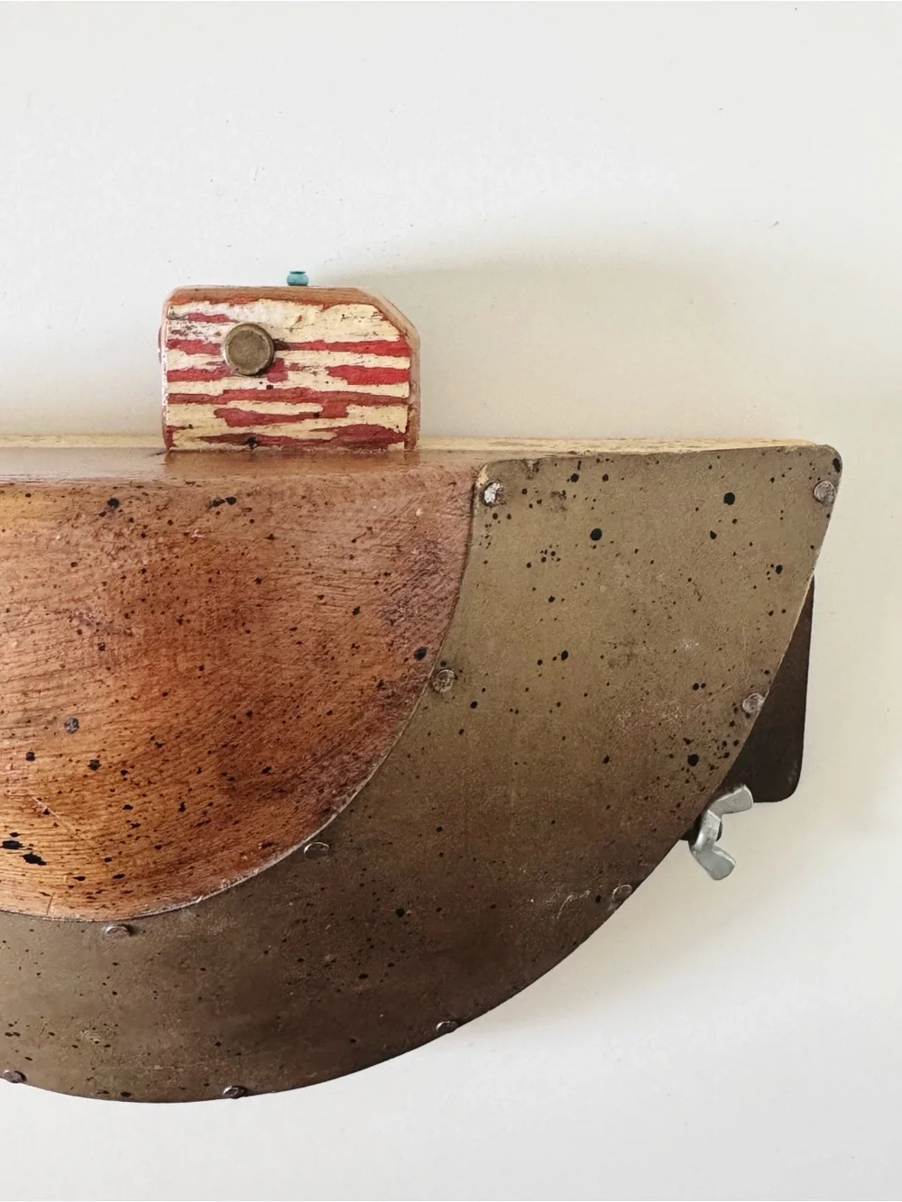 RARE! Dick Libby “Tug Boat” Folk Art • Signed